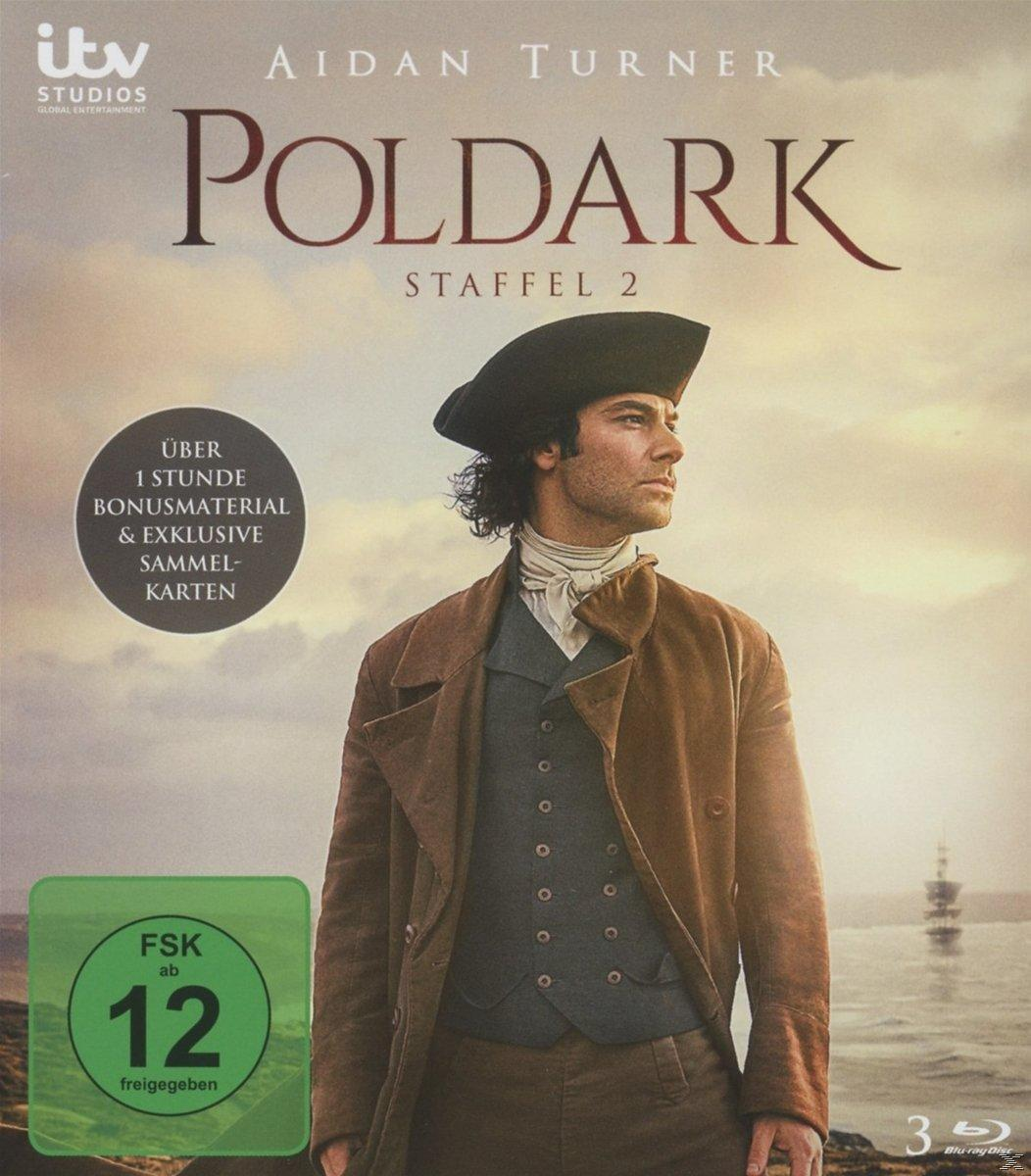 Poldark DVD-Cover. Ein Mann steht mit Hut und Mantel. Ein Schiff in der Ferne. ITV Studios Logo.