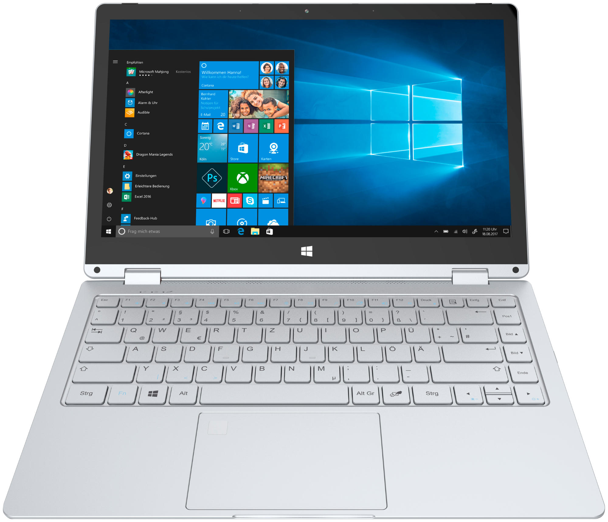 TREKSTOR PRIMEBOOK C13 LTE / Volks-Notebook - 13,3 Zoll - Intel® Celeron® N3350 - 4 GB - 64 GB - Intel® HD 500 - Windows 10 Home (64 Bit)