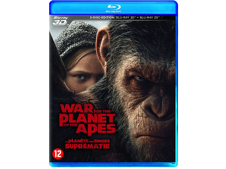 War for the Planet of the Apes 3D Blu-ray