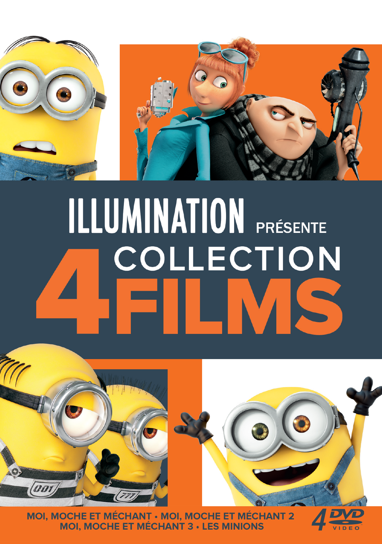 Despicable Me 1-3 & Minions - DVD