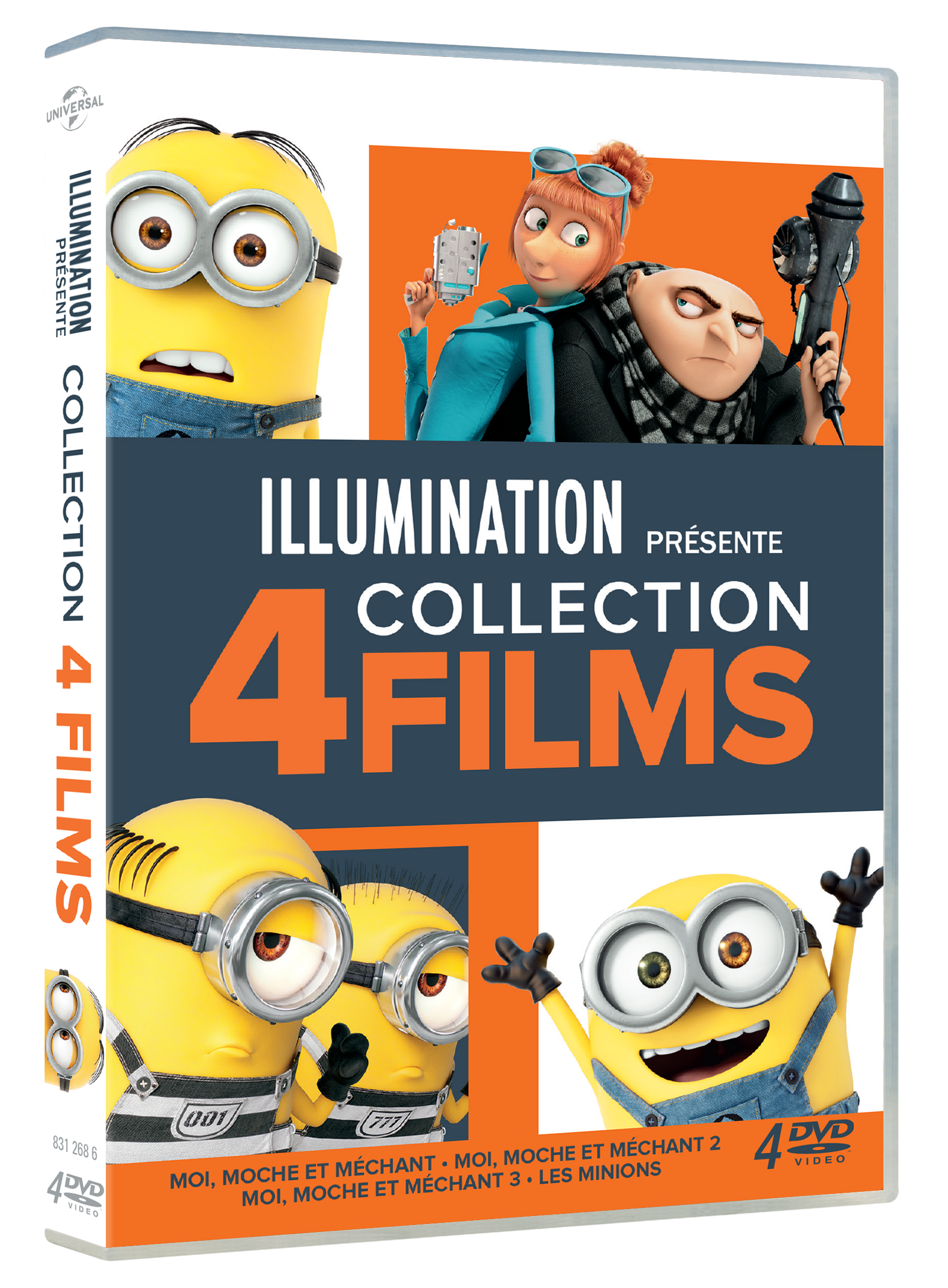 Despicable Me 1-3 & Minions - DVD