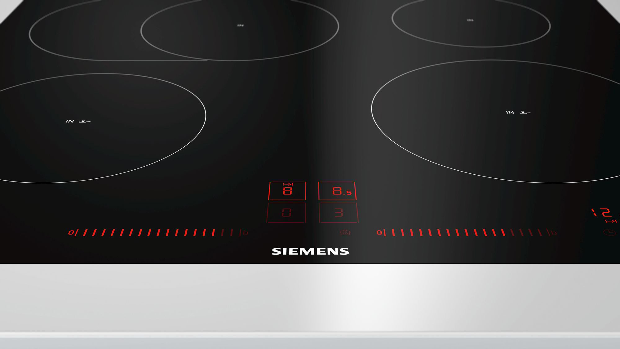 SIEMENS EH601LFC1E Glaskeramik (572 mm breit, 4 Kochzonen)