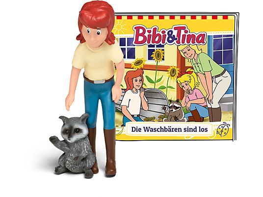 TONIES Bibi & Tina – Die Waschbären sind los [Versione tedesca] - Figura audio /D 