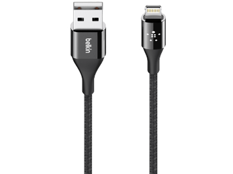 BELKIN USB-kabel Apple Lightning 1.2 m Zwart (F8J207BT04-BLK)
