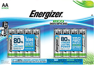 ENERGIZER Energizer EcoAdvanced - Batterie AA - 8 Pezzi - Batteria AA