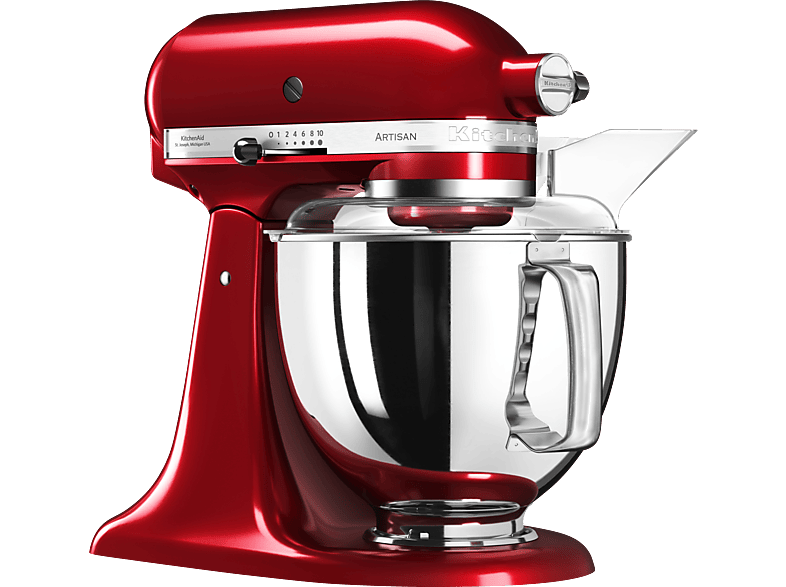 KITCHENAID 5KSM175PSECA Artisan Küchenmaschine Liebesapfelrot (Rührschüsselkapazität: 4,8 l, 300 Watt)