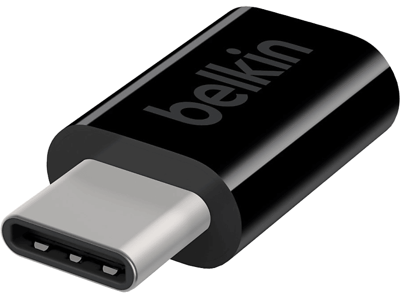 BELKIN Adapter microUSB - USB-C Zwart (F2CU058BTBLK)