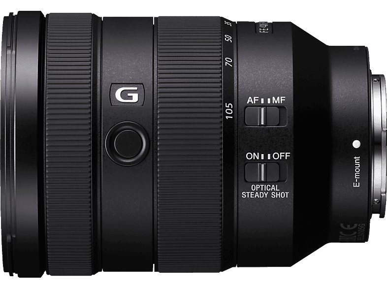 SONY SEL24105G Vollformat 24 mm - 105 f/4 G-Lens, OSS, DMR, FHB, ED, ASPH, Circulare Blende (Objektiv für Sony E-Mount, Schwarz)