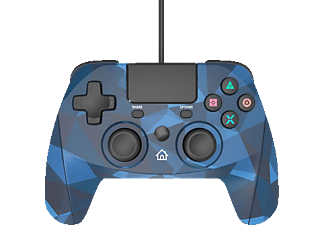 SNAKEBYTE Game:Pad 4 S Camouflage - Manette pour PS 4 (Camouflage/Bleu)