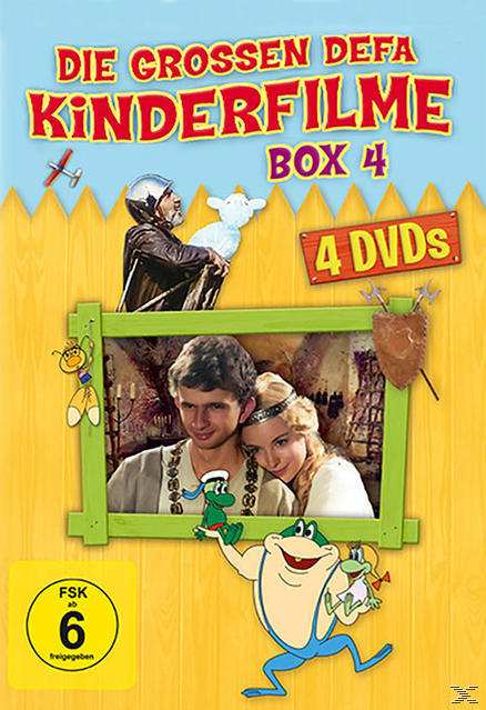 Die grossen Schuber 4 Kinderfilme Box DVD 4er DEFA - 
