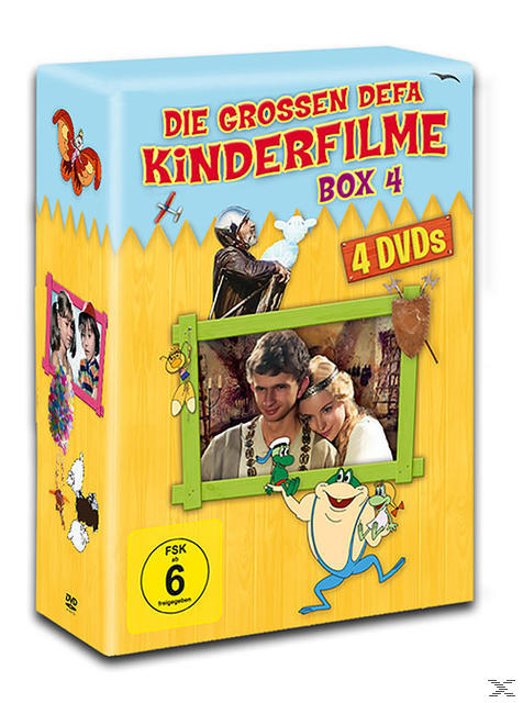 4er Die 4 DEFA - Box Kinderfilme DVD Schuber - grossen