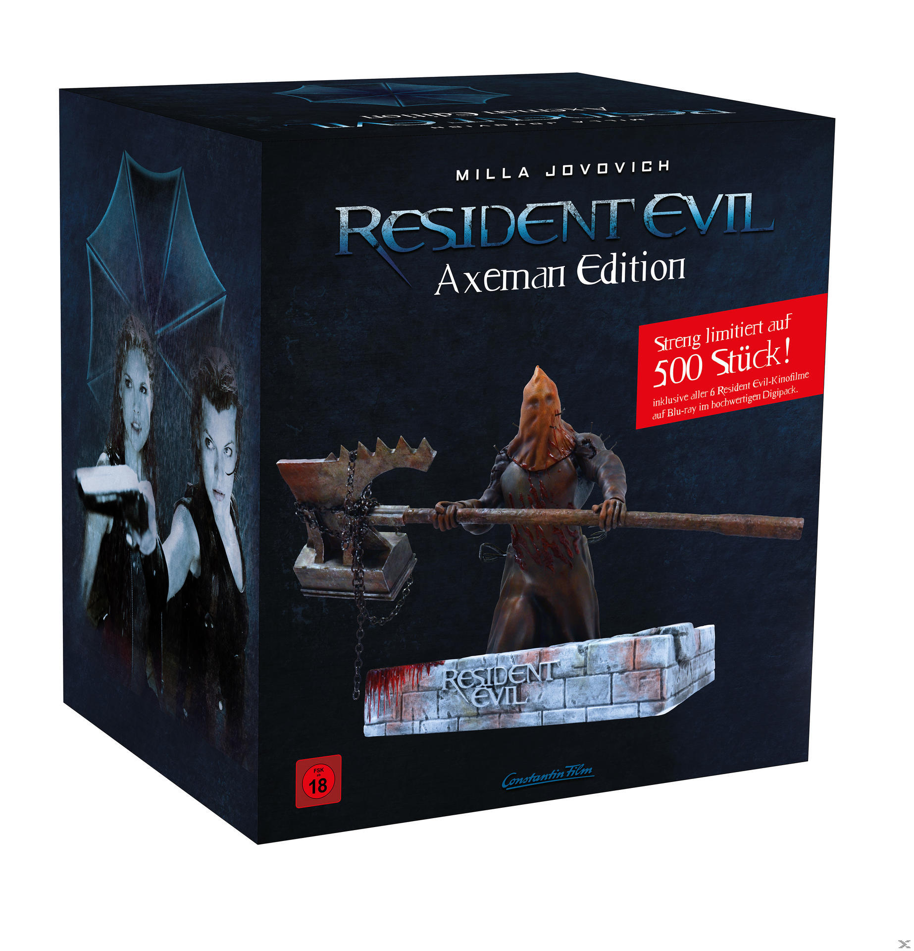 Resident Evil 1-6 (Exklusiv bei Media Markt Axeman Edition) 3D Blu-ray (+2D)