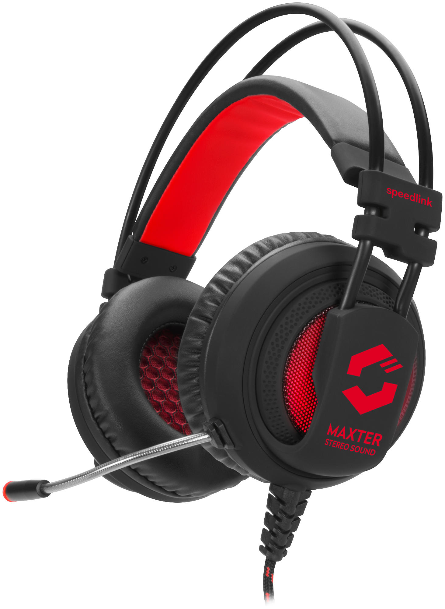 SPEEDLINK Maxter Stereo Gaming Headset , Over-ear Gaming Headset Rot/Schwarz
