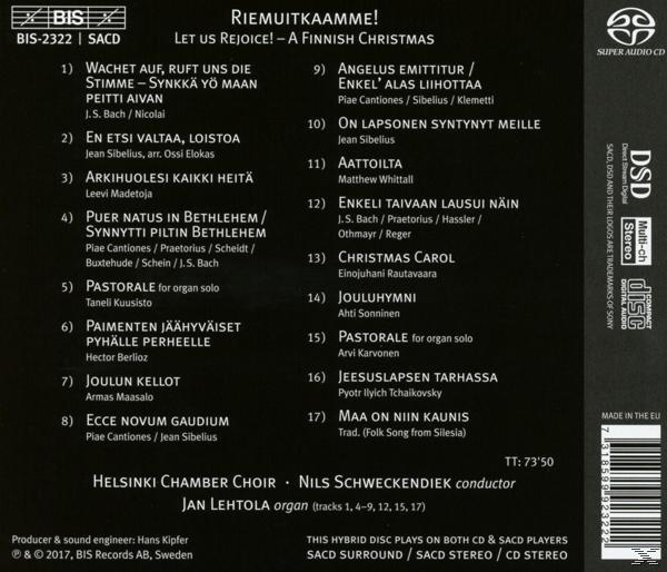 Helsinki Chamber Choir, Jan Lethola - Riemuitkaamme!  - (SACD Hybrid)