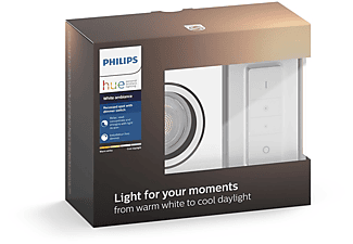PHILIPS HUE Hue Milliskin Spotlamp Vierkant 5.5 W inclusief Dimmer Wit