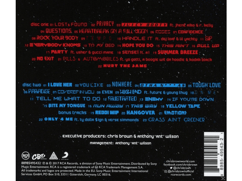 chris brown run it cd