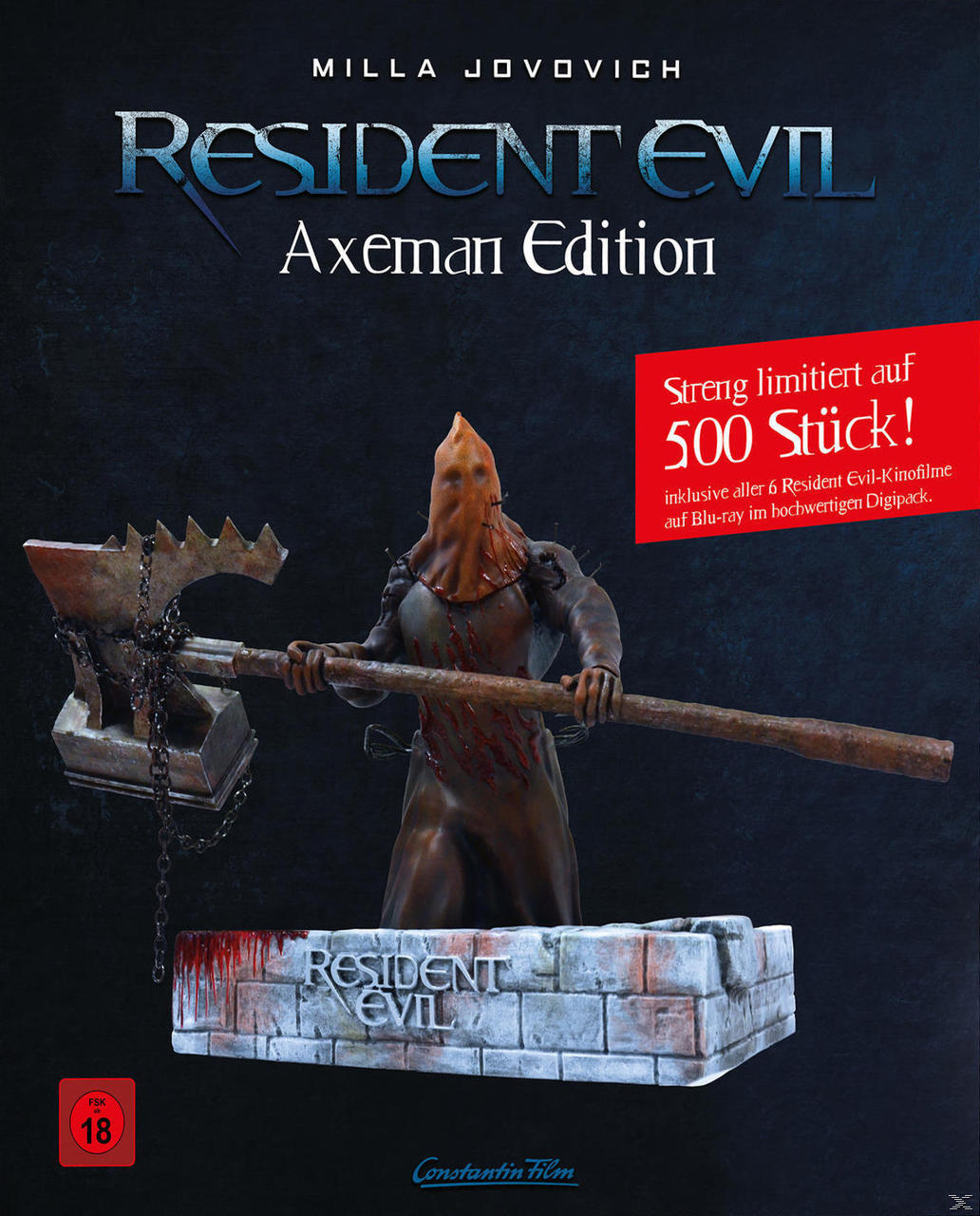Resident Evil 1-6 (Exklusiv bei Media Markt Axeman Edition) 3D Blu-ray (+2D)