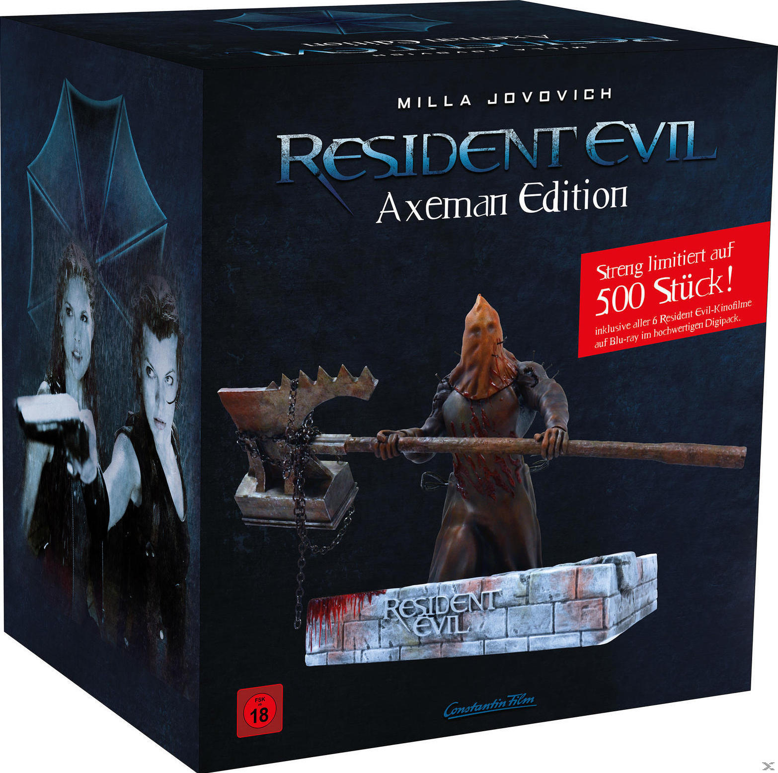Resident Evil 1-6 (Exklusiv bei Media Markt Axeman Edition) 3D Blu-ray (+2D)