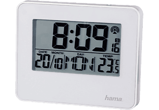 HAMA hama RC 650 - Sveglia Radio - Sensore di movimento - Bianco - Sveglia radiocomandata (Bianco)