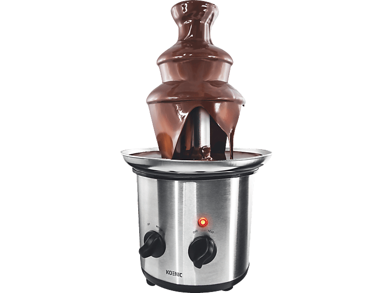 Fuente de chocolate XL Princess con 3 niveles de de acero inoxidable