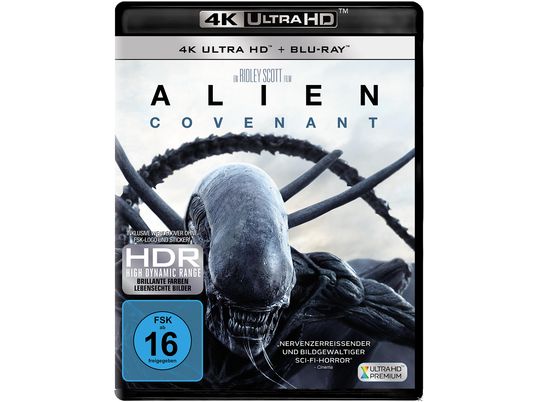  ALIEN COVENANT 4K Fantascienza 4K Ultra HD Blu-ray + Blu-ray