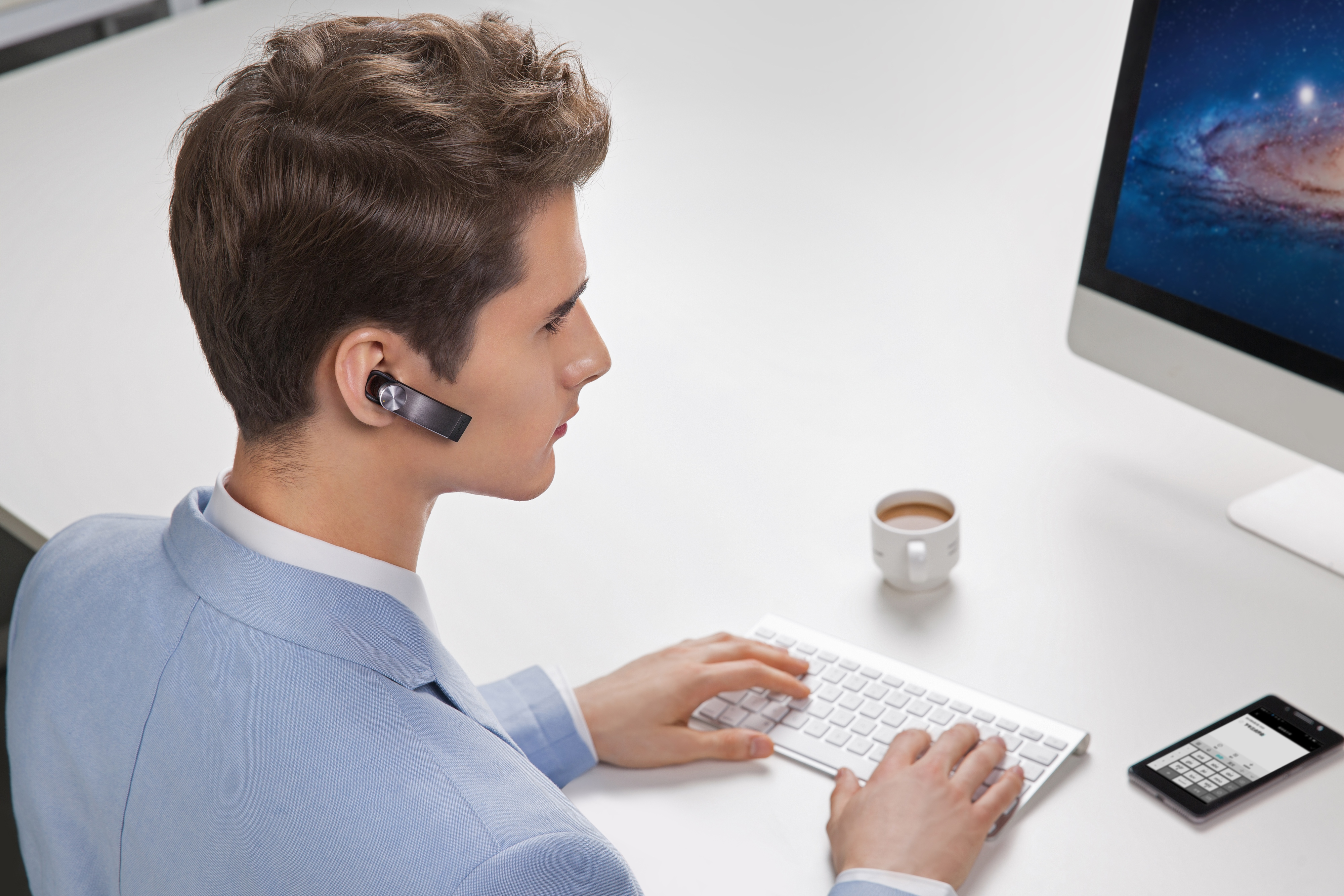 HUAWEI AM07C, In-ear Headset Grau Bluetooth