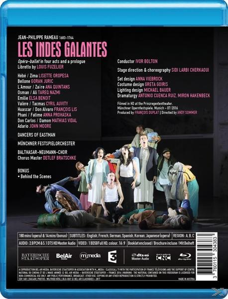 (Blu-ray) Indes Bolton/Cherkaoui Les - - Galantes