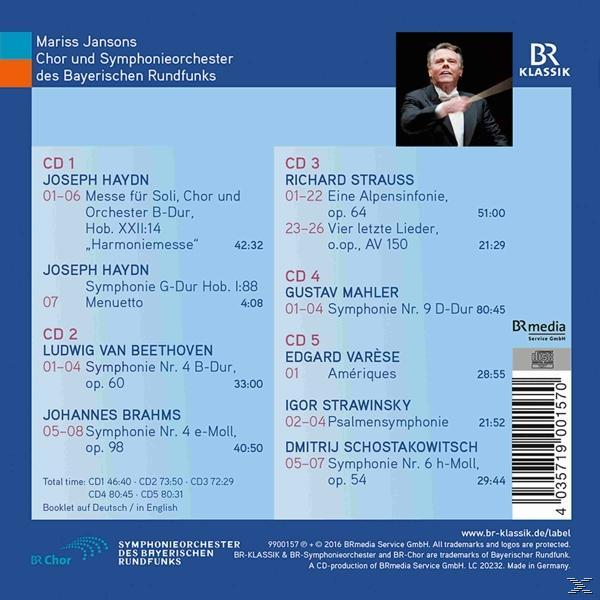 CD-Cover mit verschiedenen Noten und einem Bild eines Dirigenten.