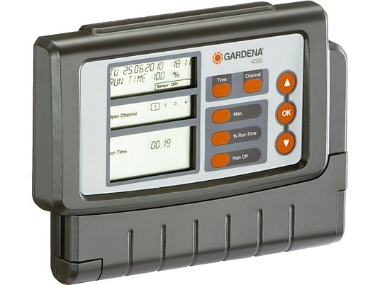 GARDENA Classic 4030 - Bewässerungscomputer (Schwarz/Grau)