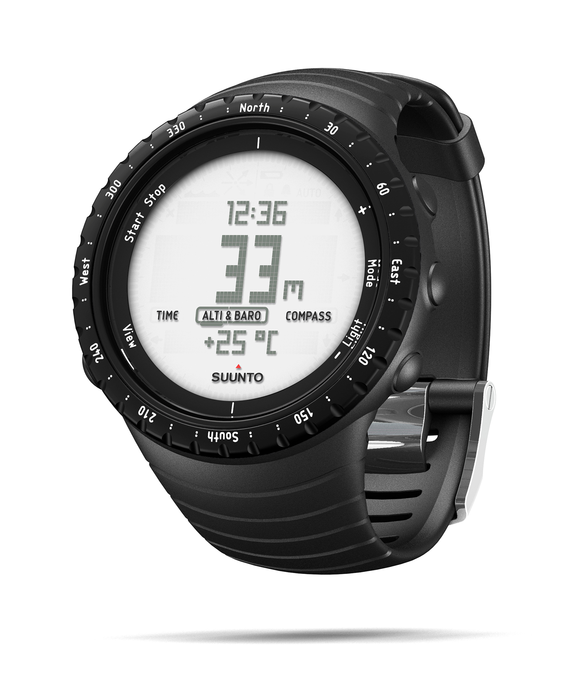 SUUNTO Core Regular Sportuhr Glasfaserverstärktes Polyamid Elastomer, -, Schwarz
