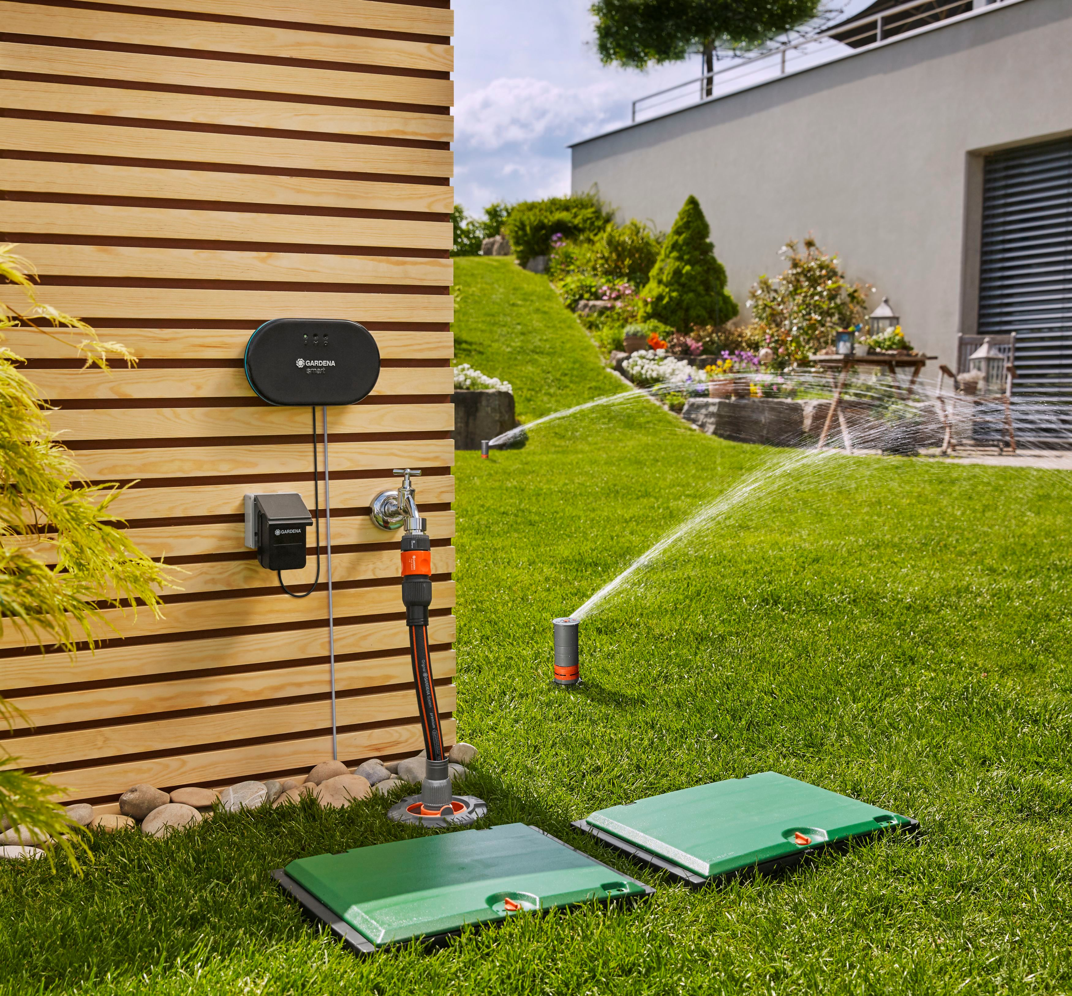 GARDENA 19032-20 smart Irrigation Control Bewässerungscomputer, Schwarz