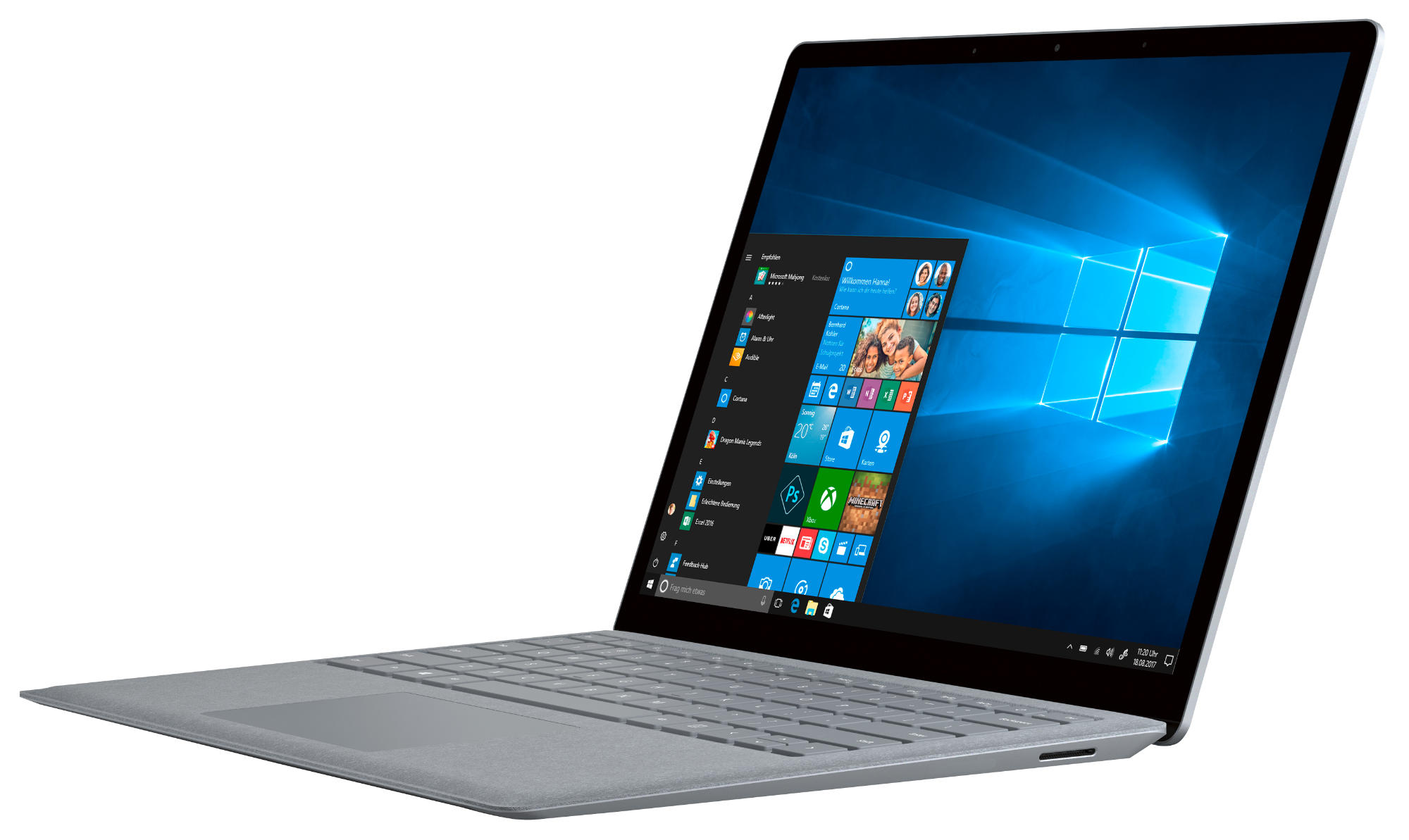 MICROSOFT Surface Laptop - 13,5 Zoll - Intel® Core™ i5 i5-7200U - 4 GB - 128 GB - Intel® HD 620 - Windows 10