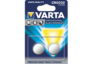 VARTA CR2032, paquet de 2 - Pile bouton (Argent)