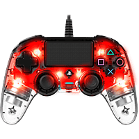 Nacon Compact Official Licensed Bedrade LED Controller - PS4 - Rood