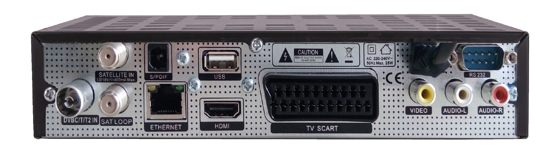 OPTICUM RED Sloth Combo Plus Combo Receiver (HDTV, Twin Tuner, DVB-T2 HD, DVB-C, DVB-C2, DVB-S, DVB-S2, Schwarz)