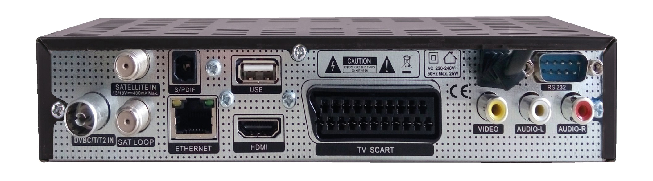 OPTICUM RED Sloth Combo DVB-C, Plus Schwarz) PVR PVR-Funktion, Receiver HD, (HDTV, DVB-S2, DVB-C2, Tuner, Twin DVB-T2 DVB-S, Combo
