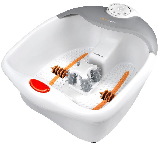 Bañera de hidromasaje - Medisana FS 885, Sistema 3 en 1:baño con burbujas, masaje vibratorio y