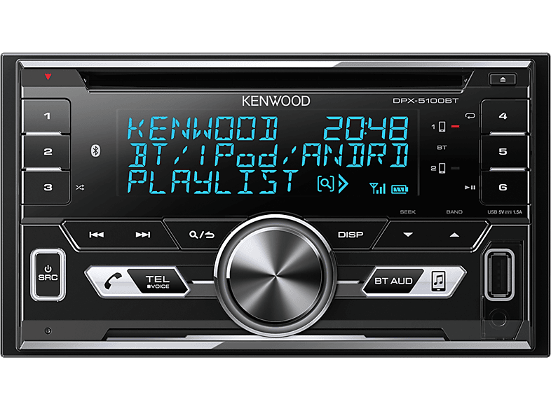 KENWOOD Autoradio Bluetooth USB CD (DPX-5100BT)
