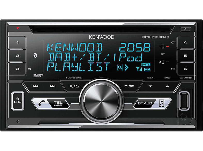 KENWOOD Autoradio Bluetooth CD DAB+ (DPX-7100DAB)