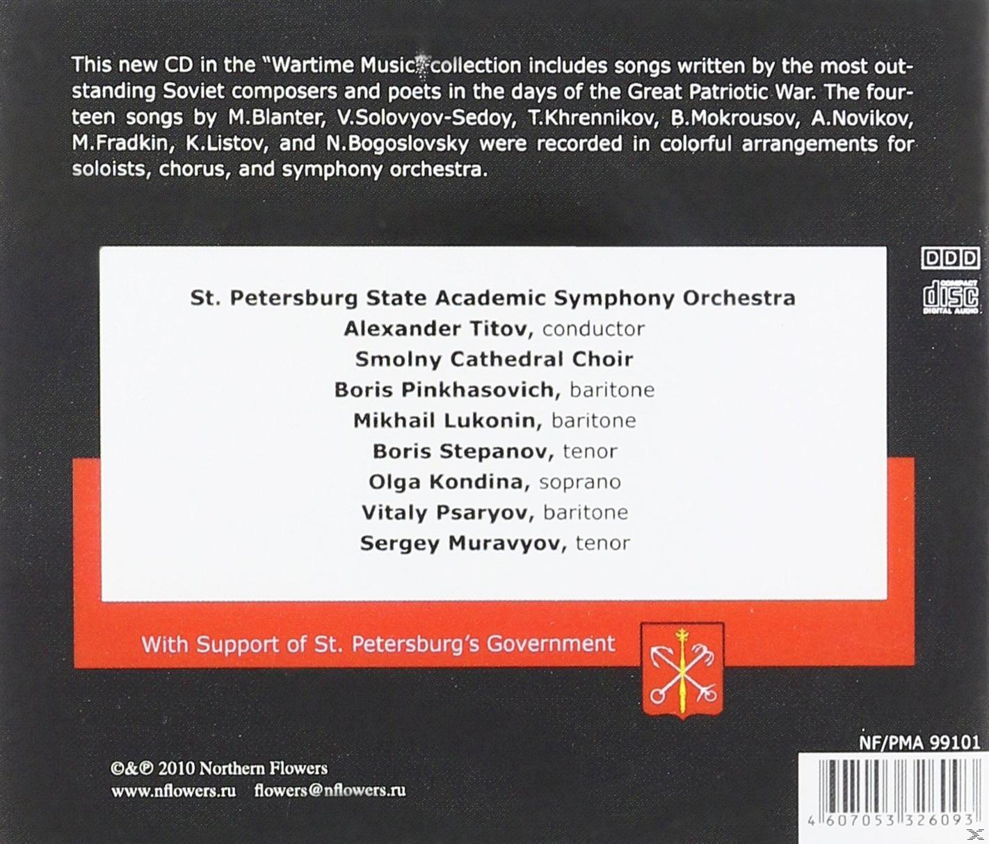 St. Petersburg State Academic Symphony Orchestra - War Time Songs  - (CD)