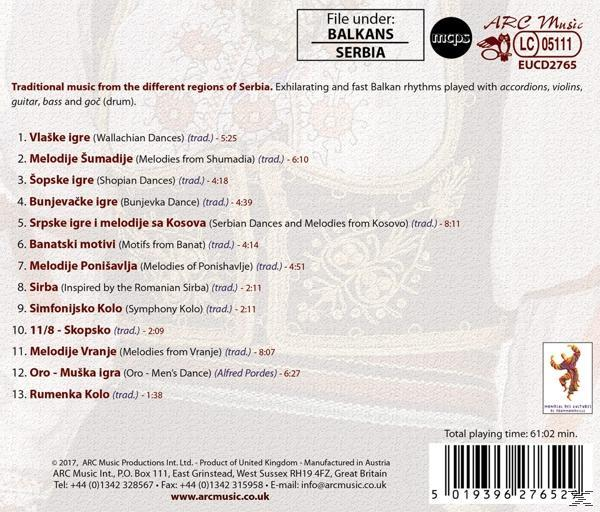 Branko Krsmanovic Group - Music Of Serbia  - (CD)