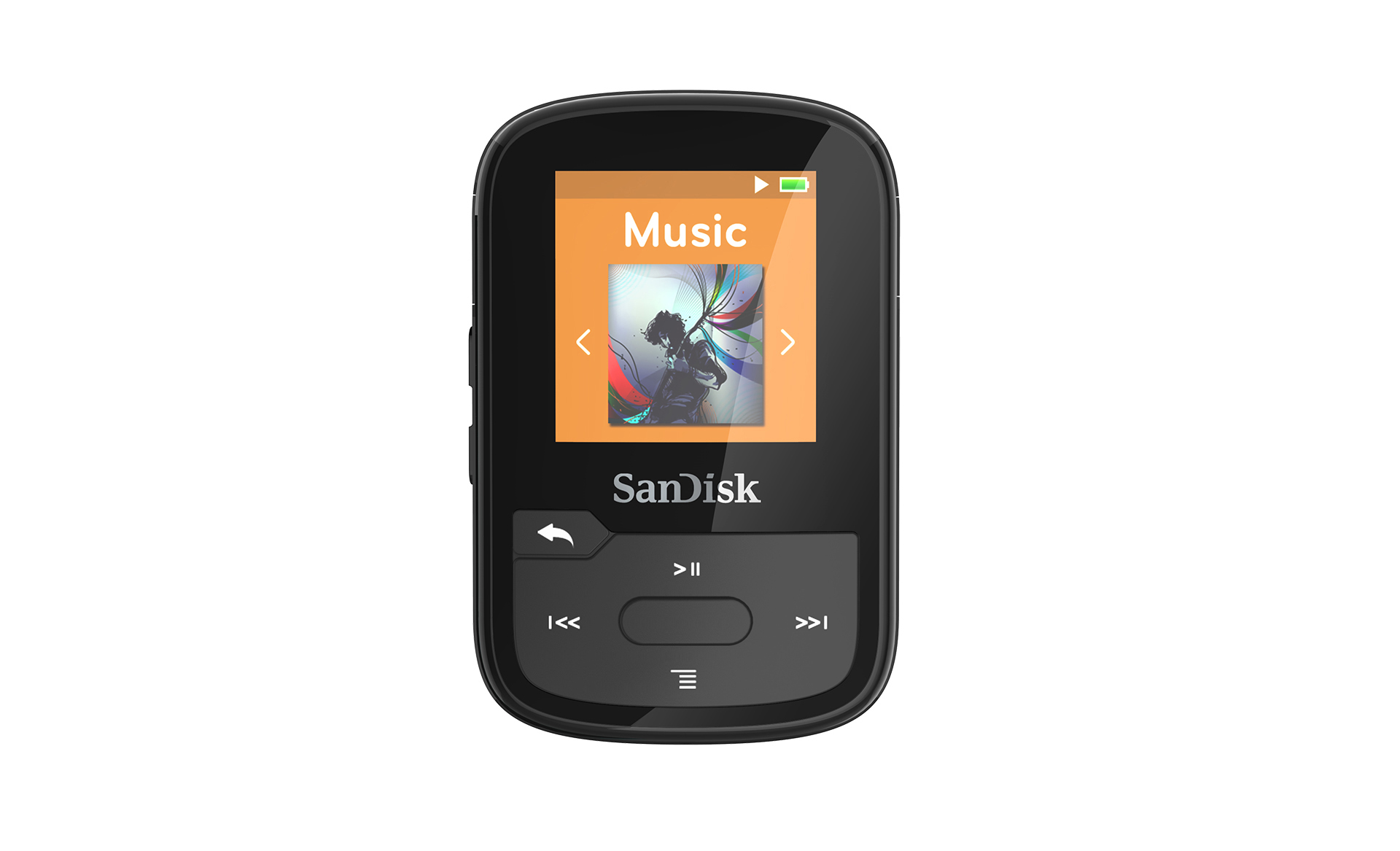 SANDISK Clip Sport Plus Mp3-Player (16 GB, Schwarz)