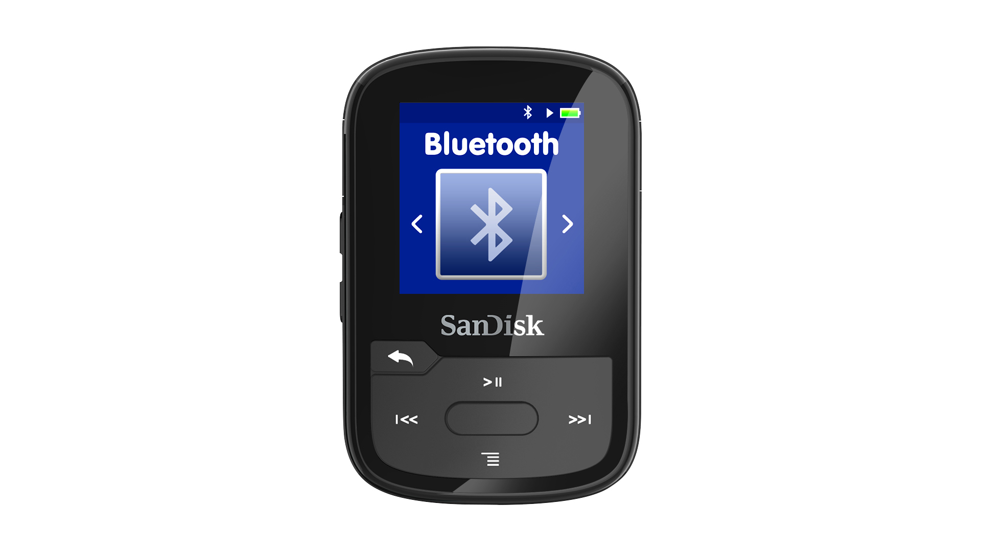 SANDISK Clip Sport Plus Mp3-Player (16 GB, Schwarz)