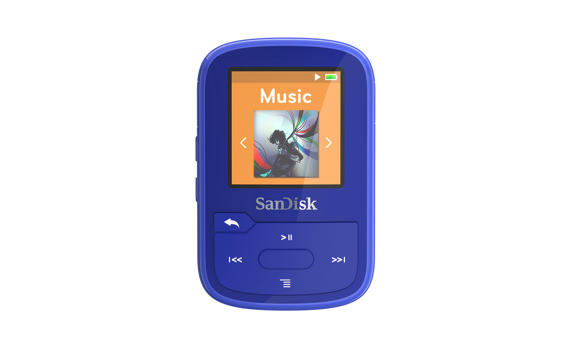 SANDISK Clip Sport Plus Mp3-Player (16 GB, Blau)