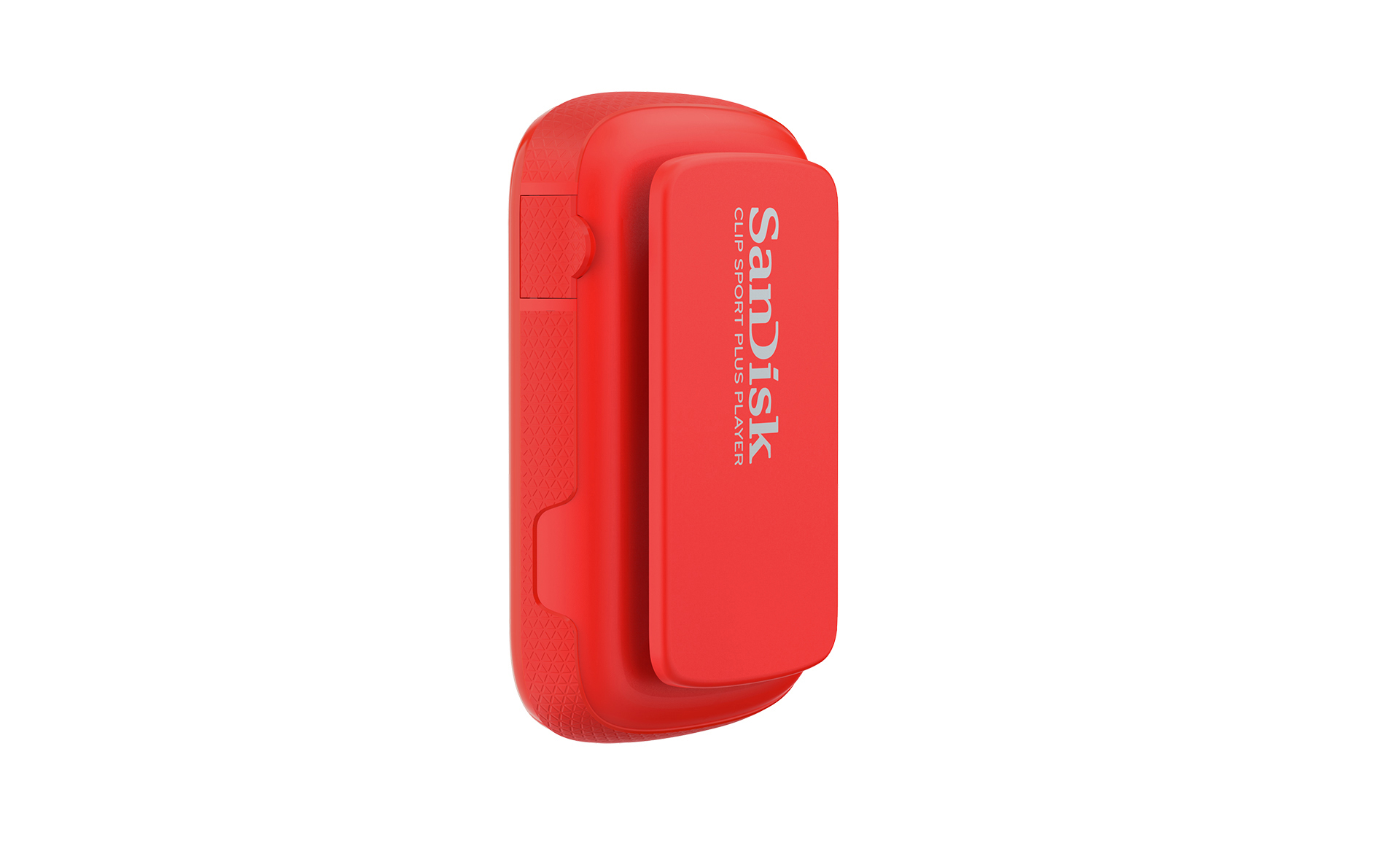 SANDISK Clip Sport Plus - MP3 Player (16 GB, Rot)