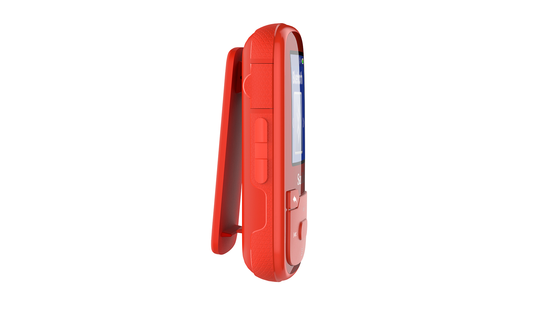 SANDISK Clip Sport Plus - MP3 Player (16 GB, Rot)