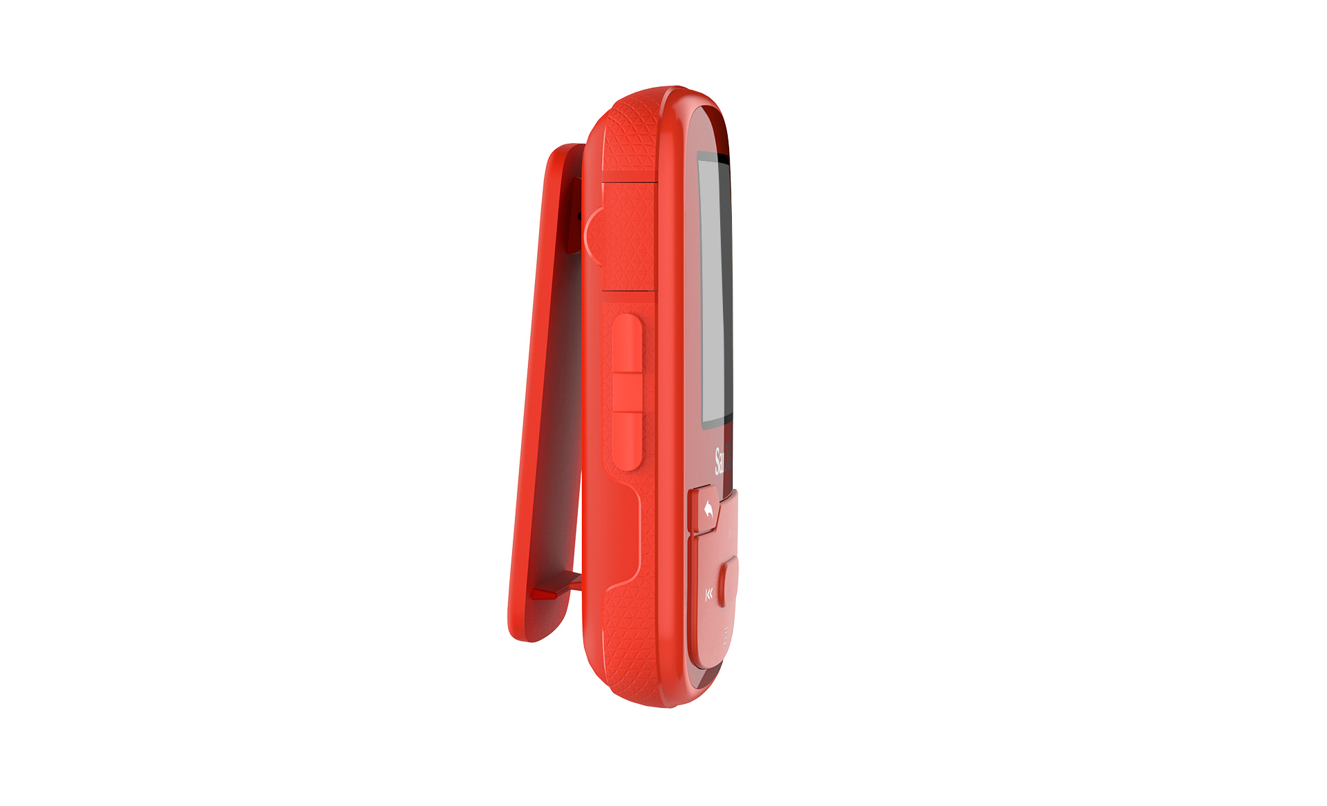 SANDISK Clip Sport Plus - MP3 Player (16 GB, Rot)