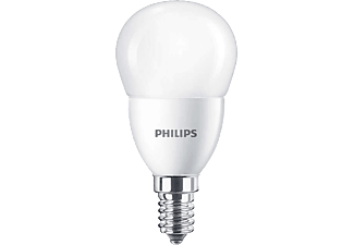 PHILIPS LED kisgömb hideg, E14 7W 830LM