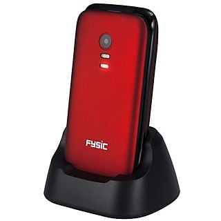 FYSIC FM-9710 Senioren-GSM Rood