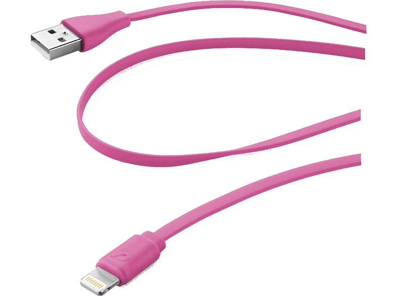 CELLULAR LINE Lightning-kabel 1 m Roze (USBDATACFLMFIIPH5P)